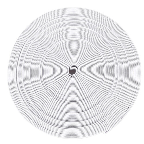 1Rouleaubande Élastique Blanche, Bande Plate Durable Pour Chaussures