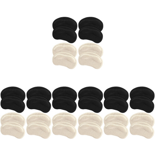 16Paires Bandes Talons Protectrices Autoadhésives Assorties