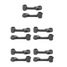 10Pièces Pièces Métal Gris Liaison Pédale Réparation Machine À