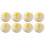 8Pièces Props Photo Buns Blancs Réalistes En PVC Durable 2