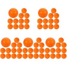 60Pièces Jouets À Presser Orange Pour Relâchement De Pression Et Fête