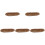 5Pièces Panier De Rangement En Rotin Pour Fruits Snacks 1