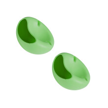 2Pièces Récipient Snack Vert Clair Support Fruits Noix