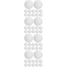 48Pièces Ballons Volleyball PU Blancs Anti-Stress Pour Usage