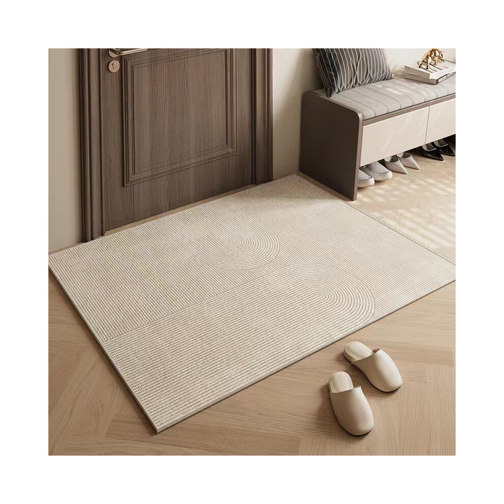 (Style J, 40 X 60Cm) Sturdy Front Absorbent Door Mat Mudresistant Nonslip Fade Stain Compatible With Indoor 697419728085