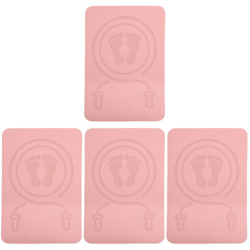 4Pièces D'exercice Rose Tpe Anti-Bruit Pour Saut À