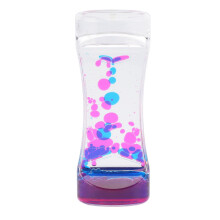 Liquid Motion Bubbler Timer Pink-Blau H 13,5 x B 5,2 cm