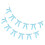 Pack Of 2 Elegant Pearls Bows Garlands For Weddings-Blue 1