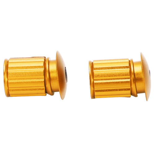 Secure Fit Aluminium Bike Bar End Plugs