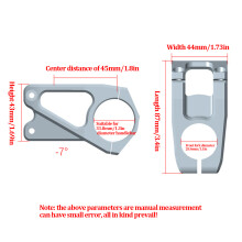 LUNJE 31.8x45mm Aluminium Stem for Bikes