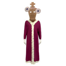 (Kinger, XS) Amazing The Digital Circus Game Role Play Costume Set Headgear With Detachable