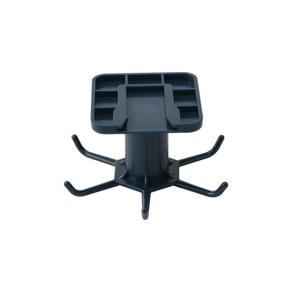 (Gray) Kitchen 360 Rotatable Utensil Holder For Kitchen Utensil Holder Hooks 6 With 691469497052