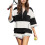 Comfortable Women's Leisure Outfit Set Feature-Black XXL 1