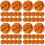 48St Compacte PU Stressballen Voor Stressvermindering Op Feest 4