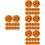 48St Compacte PU Stressballen Voor Stressvermindering Op Feest 5