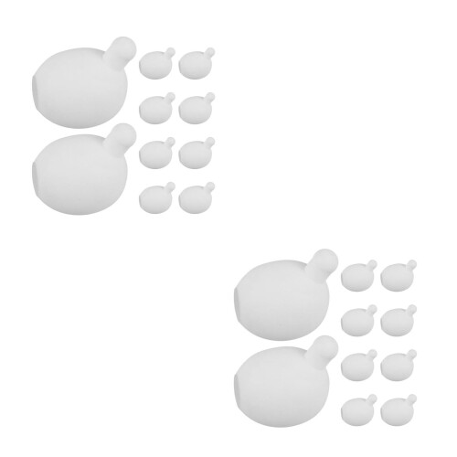20St Knijp Speelgoed Inserts Wit Siliconen Voor DIY Knutsel 2