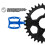 Light Weight Bicycles Chainwheel Wear Indicators Chainring 2