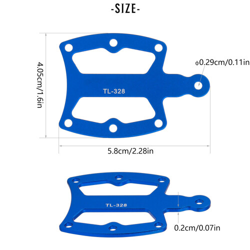 Light Weight Bicycles Chainwheel Wear Indicators Chainring 2
