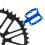 Light Weight Bicycles Chainwheel Wear Indicators Chainring 6