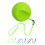 Tragbares-Grüner Ball hängt 6