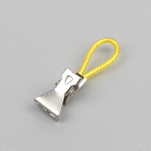 (Yellow)Fermasciugamani in metallo porta asciugamani in metallo premium con corda in nylon colorato per attività giardino e spiaggia