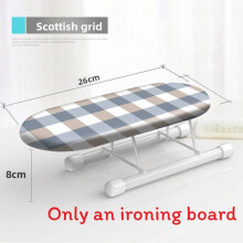 (Scotland Check)Planche à repasser moderne à manches avec housse en coton pour presser facilement le vêtement à la maison à