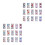 30St Permanente Look Tattoo Stickers, Patroon 2