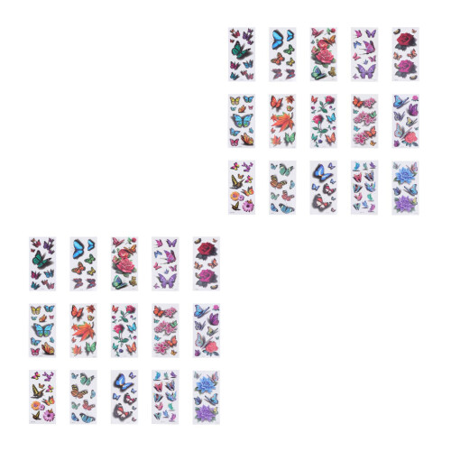 30St Permanente Look Tattoo Stickers, Patroon 1