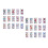 30St Permanente Look Tattoo Stickers, Patroon 3
