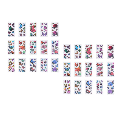 30St Permanente Look Tattoo Stickers, Patroon 2