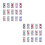 30St Permanente Look Tattoo Stickers, Patroon 5