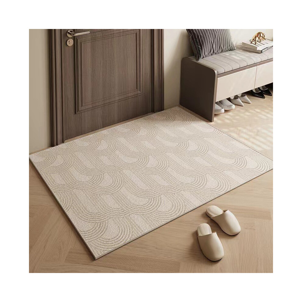 (Style B, 40 X 60Cm) Sturdy Front Absorbent Door Mat Mudresistant Nonslip Fade Stain Compatible With Indoor 696628221714