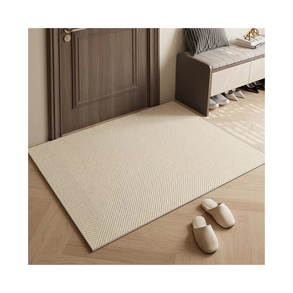 (Style I, 40 X 60Cm) Sturdy Front Absorbent Door Mat Mudresistant Nonslip Fade Stain Compatible With Indoor 697944483985