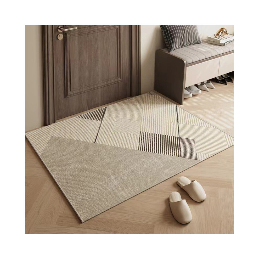 (Style C, 40 X 60Cm) Sturdy Front Absorbent Door Mat Mudresistant Nonslip Fade Stain Compatible With Indoor 698158661480
