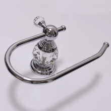 (Silver)Dispensador de pañuelos de acero inoxidable duradero soporte para rollos de papel higiénico para baño