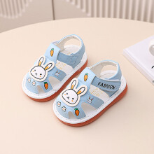 (Blue,18)Babyschuhe mit Cartoon Muster und einfachem Magic Tape Verschluss Mode Geschenk