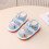 (Blue,18)Babyschuhe mit Cartoon Muster und einfachem Magic Tape Verschluss Mode Geschenk 1