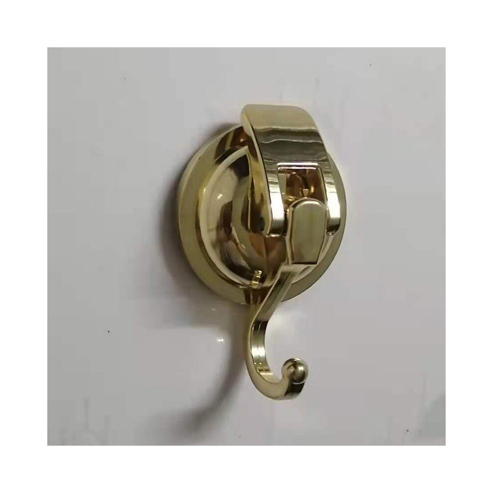 (Gold) Duty Vacuum Heavy Suction Cup Hook For Kitchen Organization Restroom Bathroom 694420580442