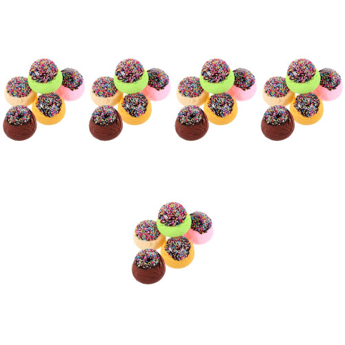 25Pièces Boules Décoratives Glace PVC Multicolores Pour Évènement 2