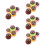 25Pièces Boules Décoratives Glace PVC Multicolores Pour Évènement 9