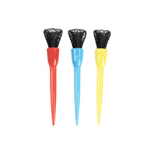 3 Stück Golf-Tees, flexible Höhenverstellung,-rot blau gelb 65mm