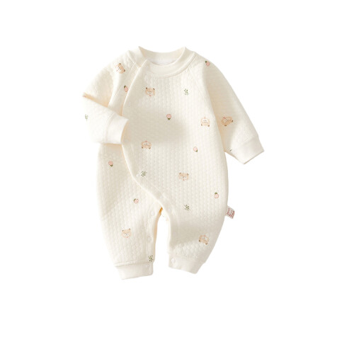 Baby Overall Junge Mädchen Strampler 3-Rosa Lamm 6 bis 9 Monate