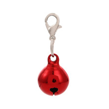 Colorful Dog Collar Charm with Crisp Sound Collar Bells For-Red