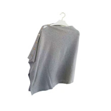 Damen Daily Essential Capes-Schal mit schrägen Schnallen,-Grau