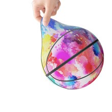 Soft Squeezable Sport Ball Noiseless Indoor Basketball-B 21cm