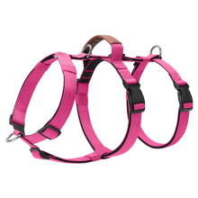 Dog Training Harness Vest Heavy Duty for Medium and-Rose Red L