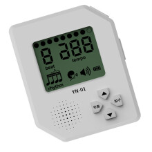 Multifunctional Electronic Metronome with 10 Hour Battery-White