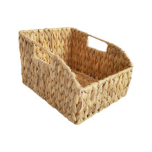 Multipurpose Woven Hyacinth Bin For Toy Blankets Books-L 1