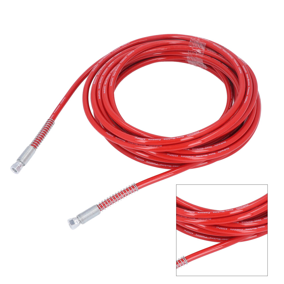 Durable Airless Paint Sprayer Hose 15M Red