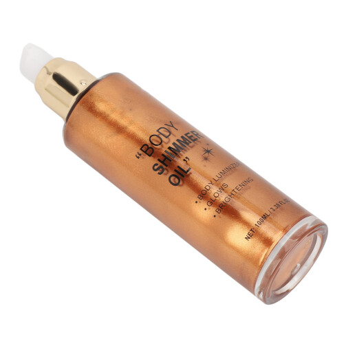 Goldbraun 100 ml Körper-Highlighter-Öl – Glitzer